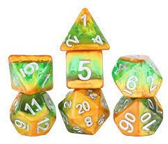 Sirius Dice Set: Rainforest